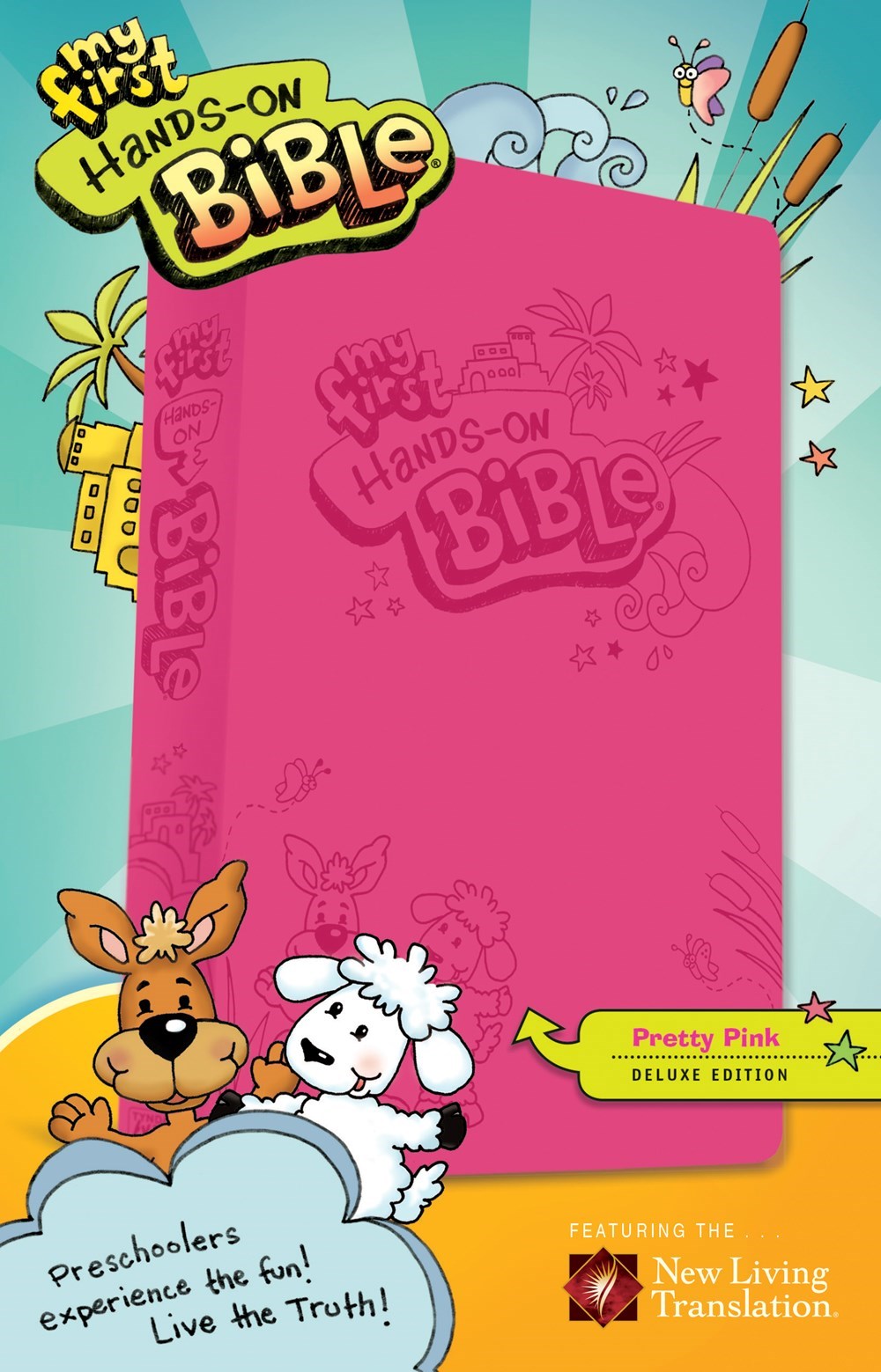 NLT My First Hands-On Bible-Pretty Pink LeatherLike