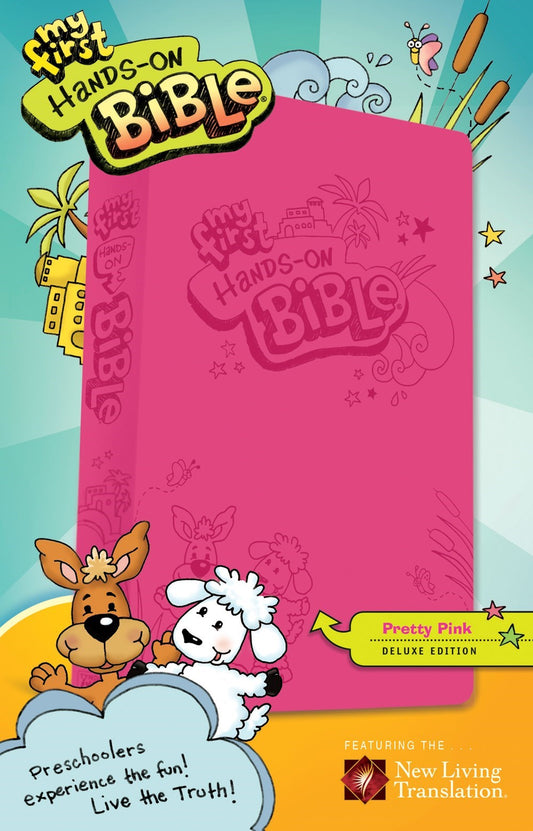 NLT My First Hands-On Bible-Pretty Pink LeatherLike