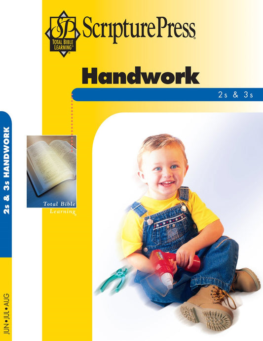 Scripture Press Summer 2025: 2s & 3s Handwork (Craftbook) (#4013)