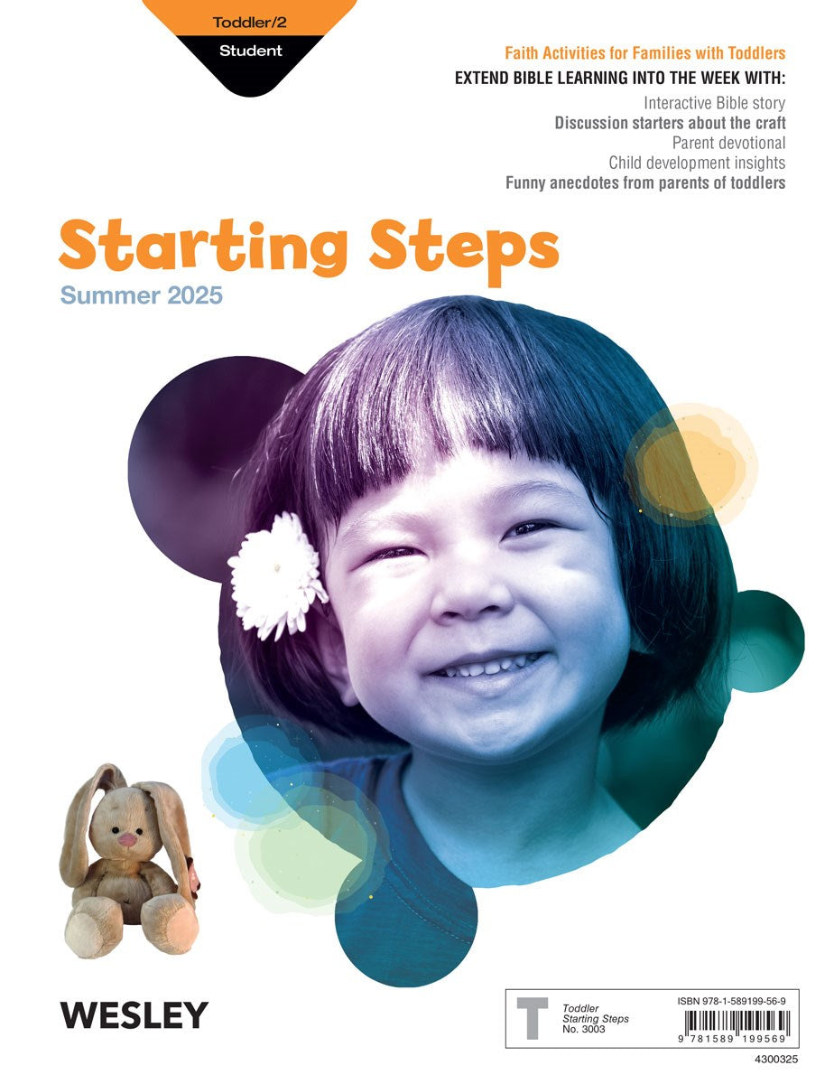 Wesley Summer 2025: Toddler/2 Starting Steps (Craft Take-Home) (#3003)