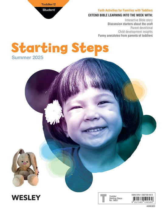 Wesley Summer 2025: Toddler/2 Starting Steps (Craft Take-Home) (#3003)