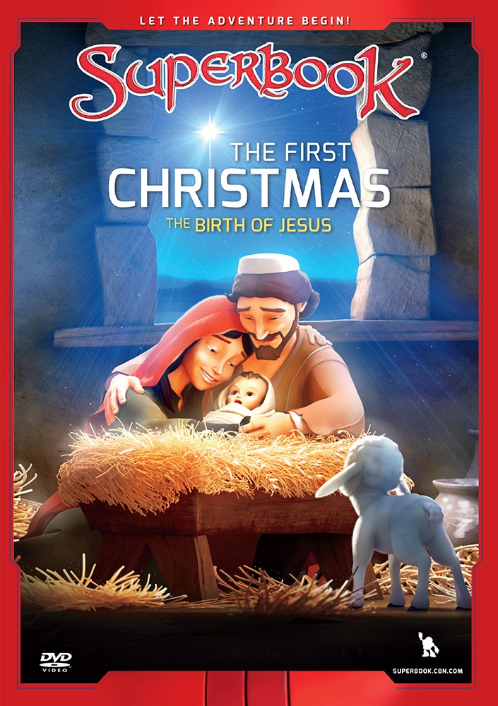 DVD-The First Christmas: The Birth Of Jesus (SuperBook)