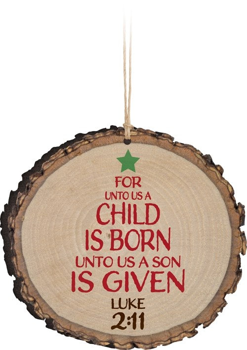 Ornament-Barky-For Unto Us A Child Is Born.../Star