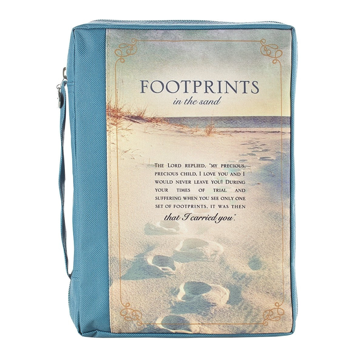 Bible Cover-Footprints-MED