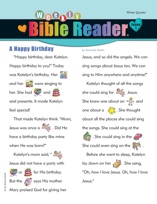 Heartshaper Winter 2025-2026: Early Elementary Weekly Bible Reader (Pack Of 5) (#6234)