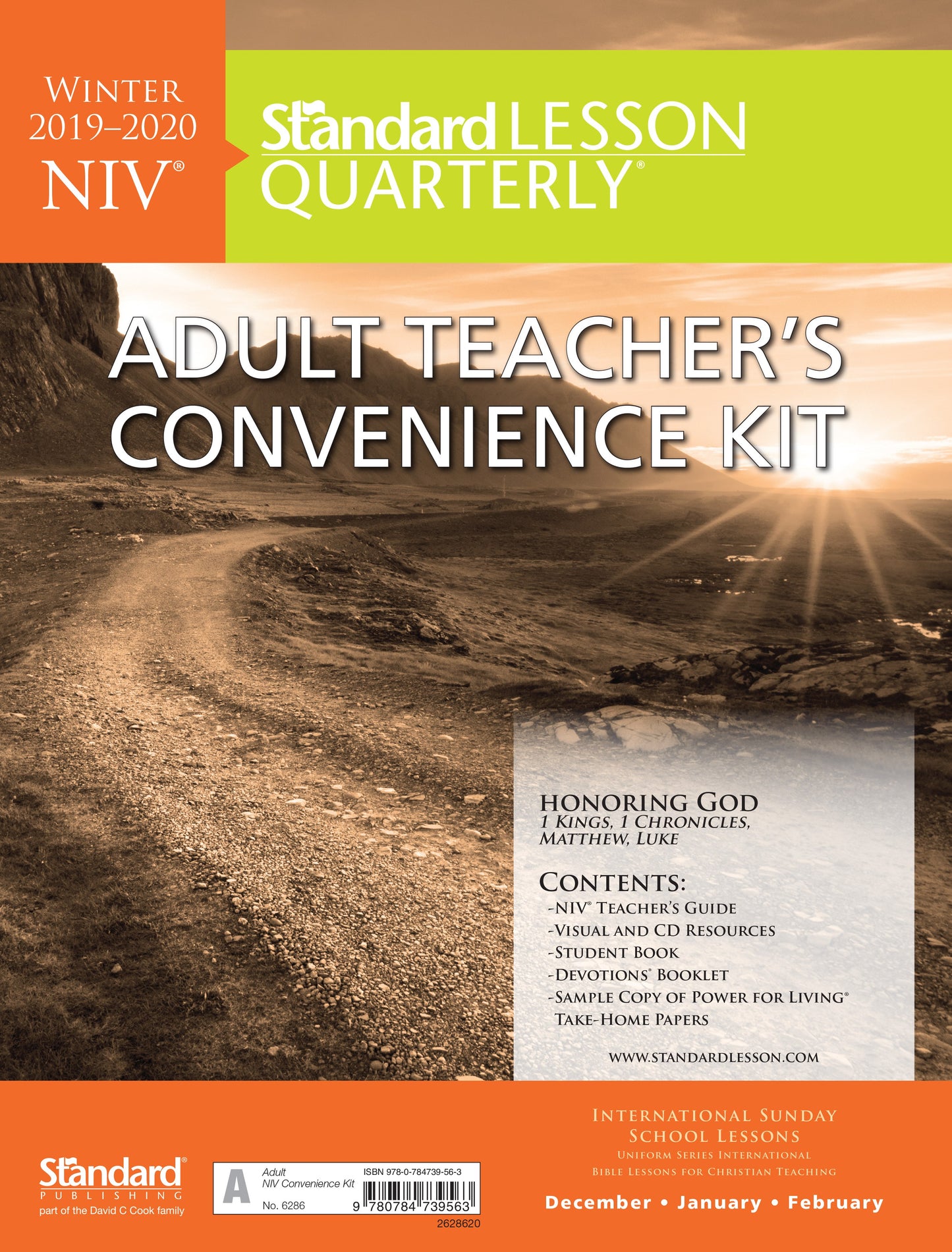 Standard Lesson Quarterly Winter 2025-2026: Adult Niv Teacher's Convenience Kit (#6286)