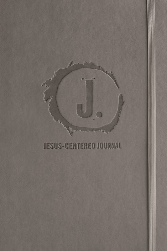 NLT Jesus-Centered Journal-Charcoal Imitation Leather