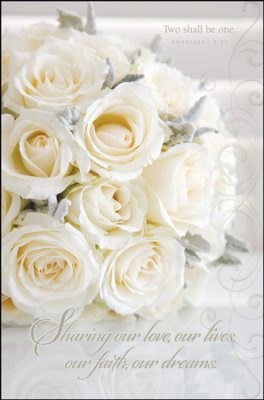 Bulletin-Sharing Our Love  Our Lives  Our Faith (Ephesians 5:31  NIV) (Pack Of 100)