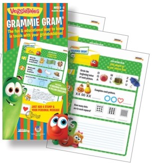 Veggie Tales Grammie Grams-5-6 Year Olds (6 Grams & 6 Envelopes)