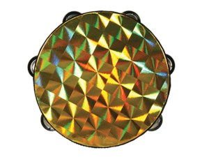 Instrument-Tambourine-Goldtone (6 Pairs Of Symbols) (8")