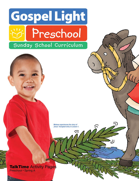 Gospel Light Spring 2026: Preschool Talktime Activity Pages (Ages 2 & 3)-Year A (#2103)