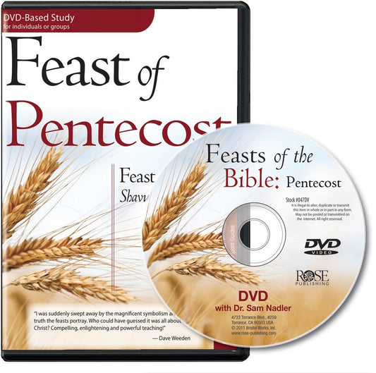 DVD-Feast Of Bible: Pentecost DVD-Based Study