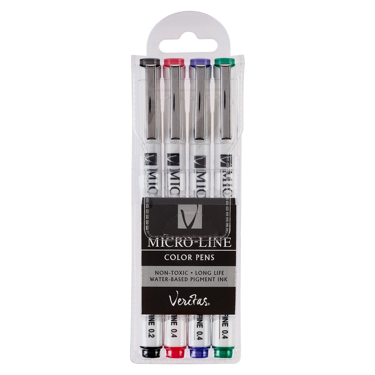 Veritas Microliner Pen Set (4 Assorted Colors)