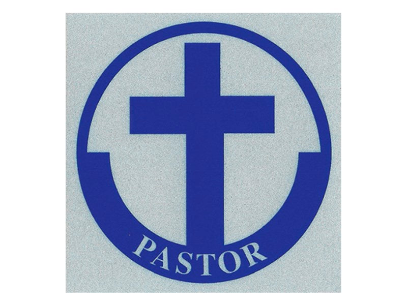 Decal-Pastor-Reflective (Pack of 6)