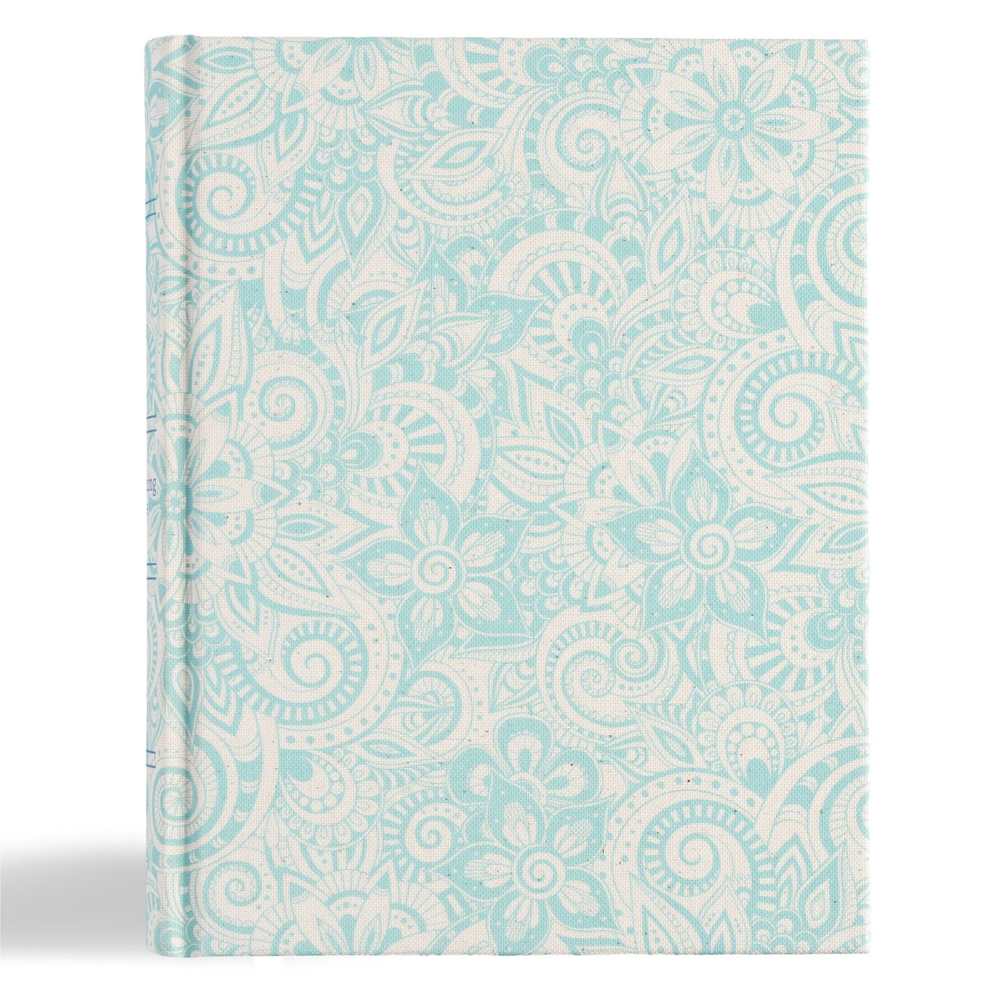 KJV Notetaking Bible-Blue Floral/Fabric