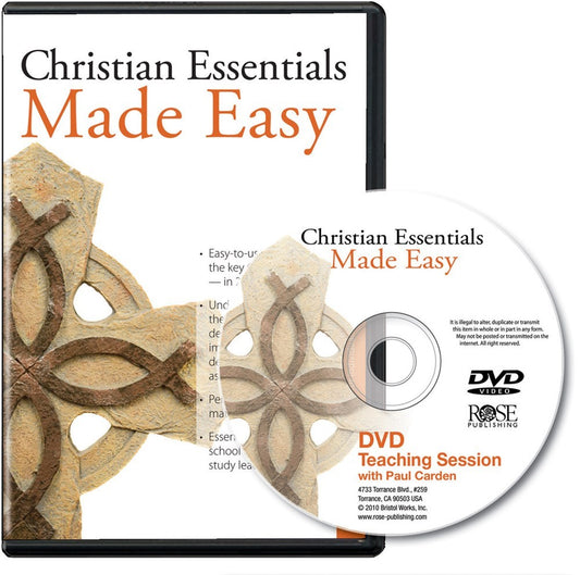 DVD-Christian Essentials Made Easy DVD-Based Study