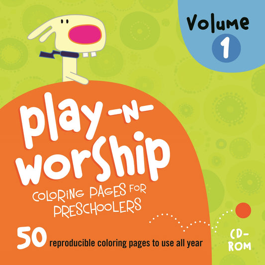 Play-N-Worship: Coloring Pages For Preschoolers CD (V1)