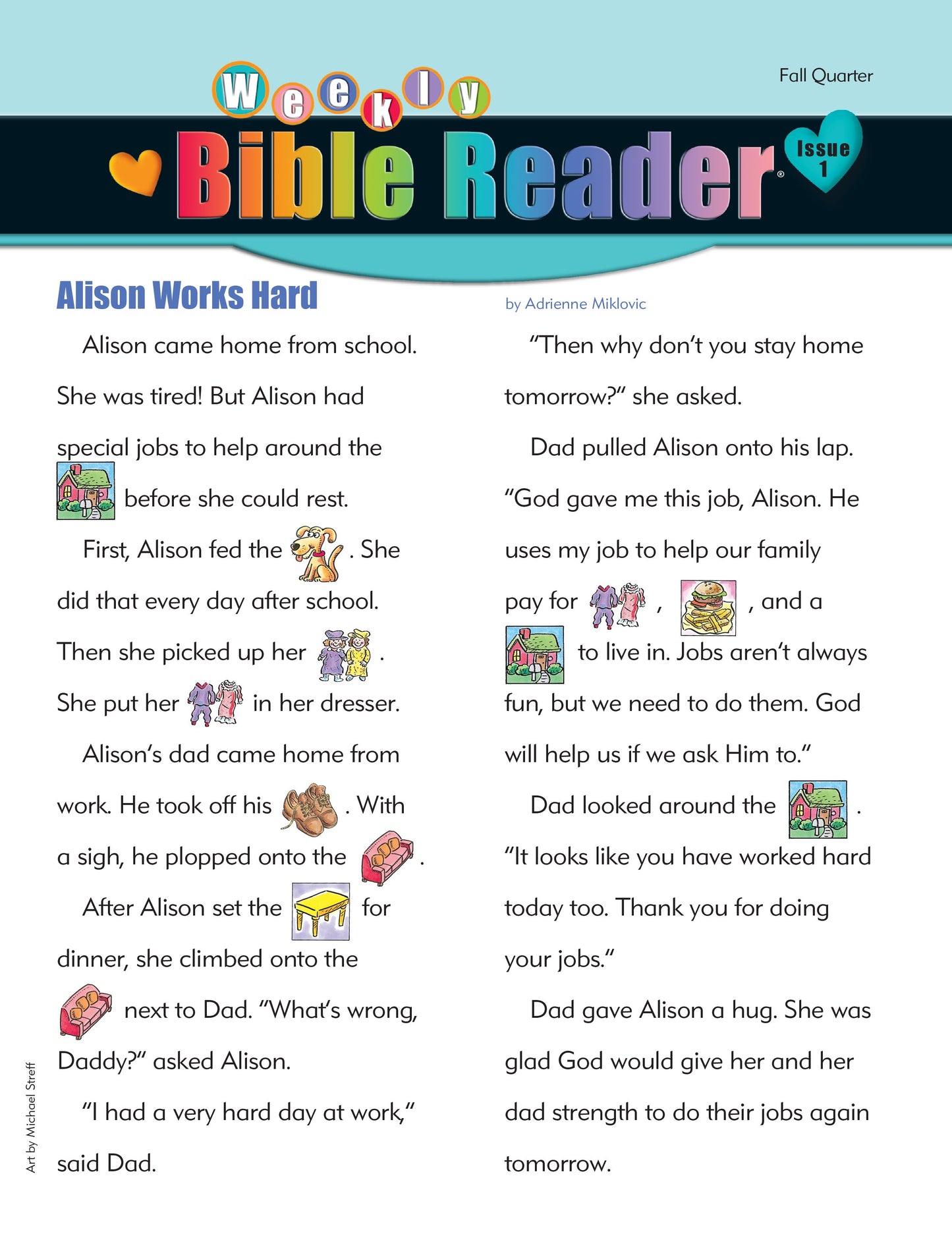 Heartshaper Fall 2025: Early Elementary Weekly Bible Reader (Pack Of 5) (#6234)