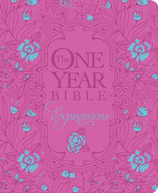 NLT The One Year Expressions-Deluxe Fuchsia Hardcover