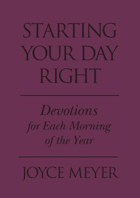 Starting Your Day Right-Purple Euroluxe Imitation Leather