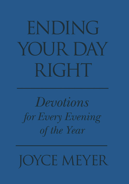 Ending Your Day Right-Blue Euroluxe Imitation Leather