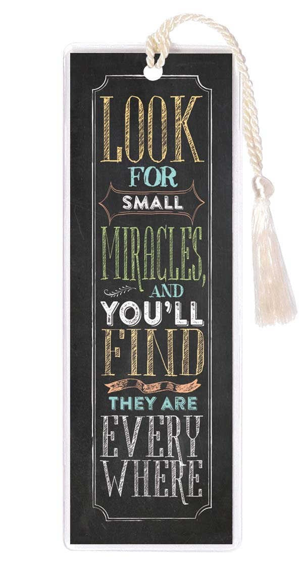 Bookmark-Look For Small Miracles (Pack Of 6)