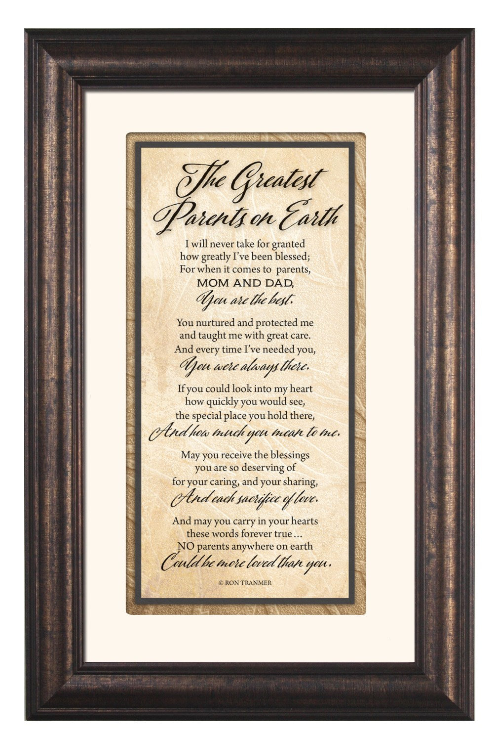 Framed Art-Traditions-The Greatest Parents On Earth