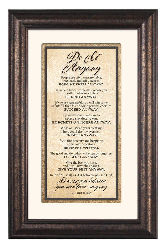 Framed Art-Traditions-Do It Anyway