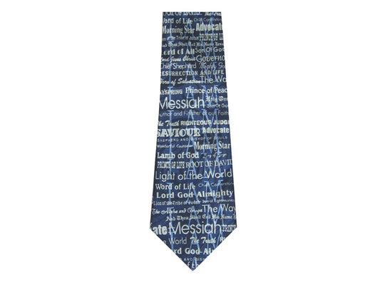 Tie-I Am-Polyester-Blue