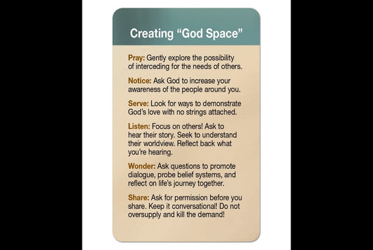 Wallet Card-Activating God Space (Pack Of 25)