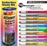 Accu-Gel Hi-Glider Inductive Bible Study Kit (10 Colors W/Case)