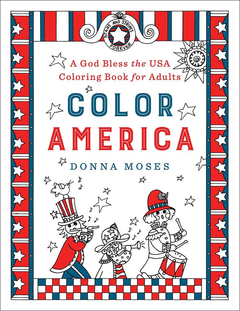 Color America Adult Coloring Book