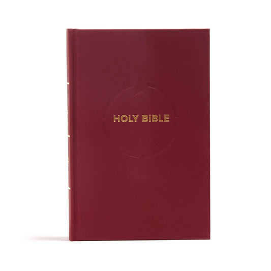 CSB Pew Bible-Garnet Hardcover