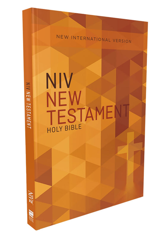 NIV Outreach New Testament-Orange Cross Softcover