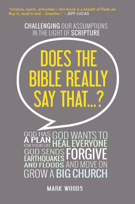 Does the Bible Really Say That...?