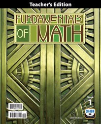 Fundamentals of Math Teacher's Edition w/CD (2nd Edition)