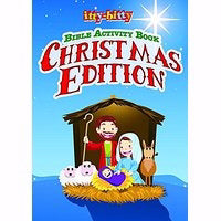 Itty-Bitty Bible Activity Book-Christmas Edition (Pack Of 6)