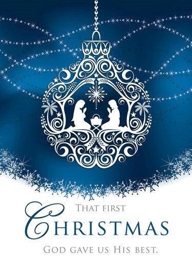 Card-Boxed-That First Christmas Solid Pack (Matthew 1:23  KJV) (Box Of 12) (Not Available-Out Of Print)