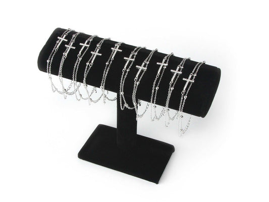 Bracelet-Eden Merry-Crystal Cross Assortment (10 Pieces) Display Not Included