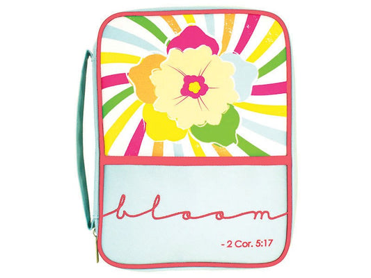 Bible Cover-Youth-Bloom (1 Cor. 5:17)-MED