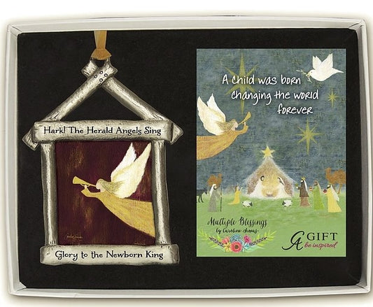 Ornament-Art Metal-Hark the Herald Angels Sing