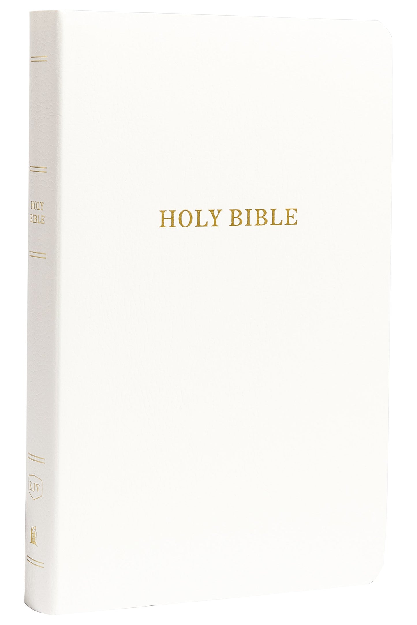 KJV Gift & Award Bible (Comfort Print)-White Leatherflex