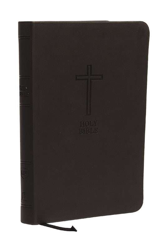 KJV Value Thinline Bible/Compact (Comfort Print)-Black Leathersoft