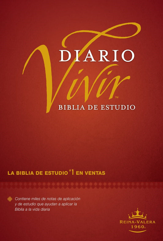 RVR 1960 Biblia de Estudio del Diario Vivir (Life Application Study Bible)-Burgundy Hardcover