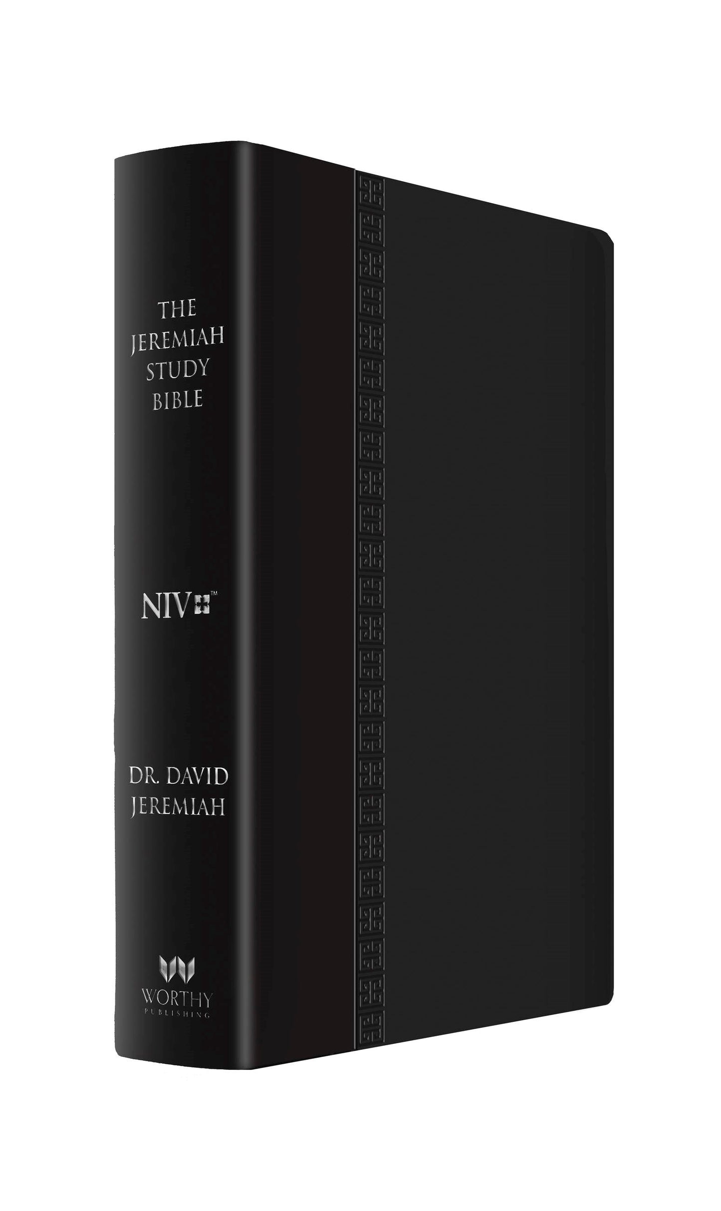 NIV The Jeremiah Study Bible/Large Print-Black Leatherluxe