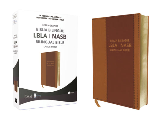 Biblia Bilingue LBLA/NASB (LBLA/NASB Bilingual Bible)-Leathersoft