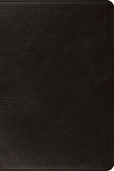 ESV Large Print Bible-Black Top Grain Leather