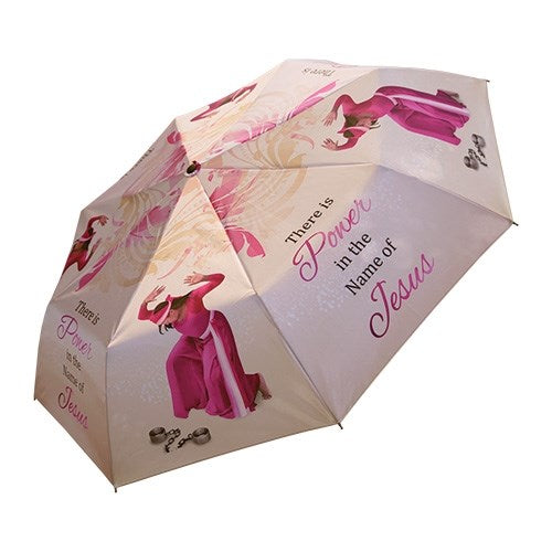 Umbrella-Power In The Name (38" Arc)