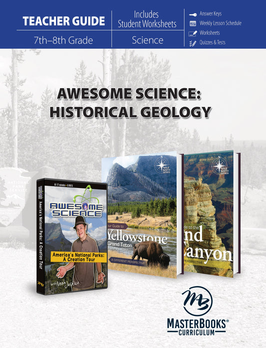 Master Books-Awesome Science: Historical Geology Teacher Guide (7th - 8th Grade)
