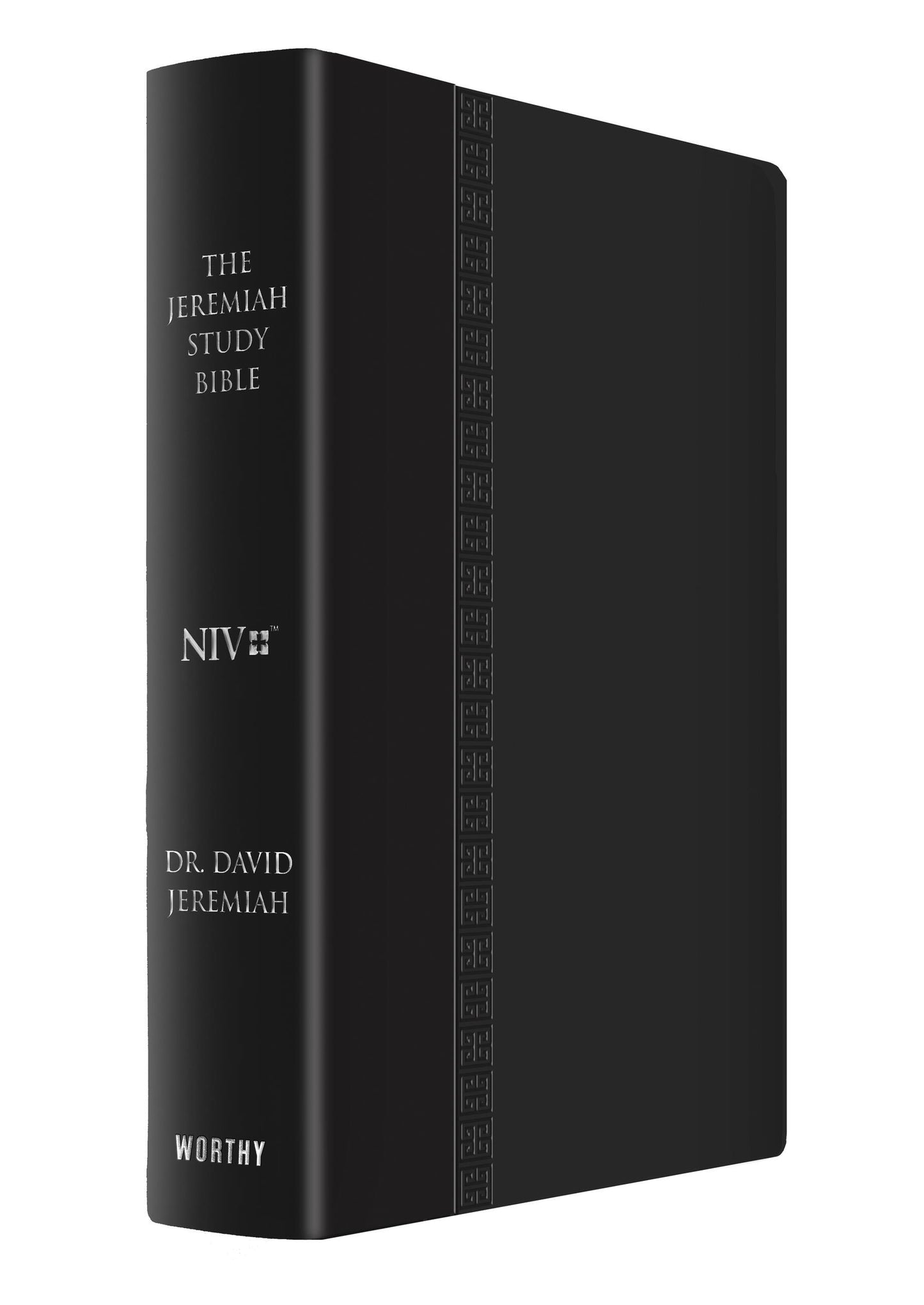 NIV The Jeremiah Study Bible/Large Print-Black Leatherluxe W/Burnished Edges